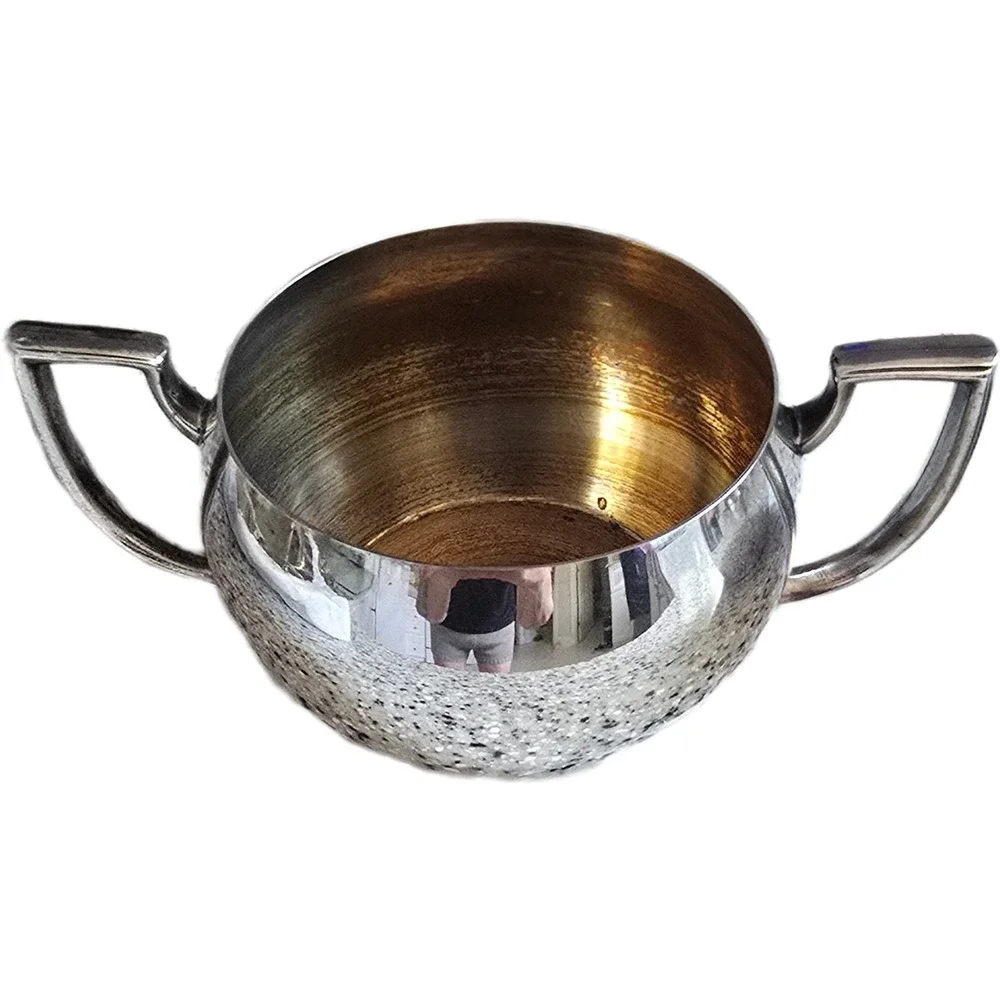 Oneida Silverplate Cream Sugar Set International Silver Early American Tray 2424